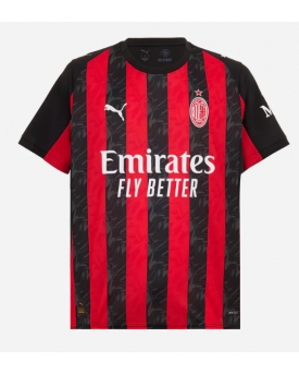 AC Milan Maglia Gara Casa Repliche 2025-26 Maniche Corte